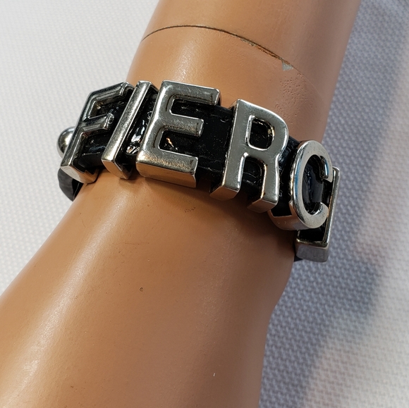 BCBGeneration Jewelry - $3❤BCBG Affirmation "FIERCE" Bracelet❤$3 BUNDLED